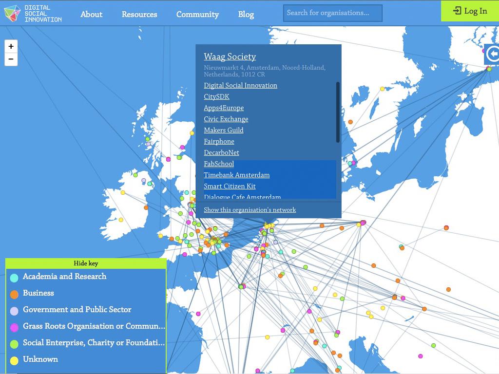 Digital Social map EU