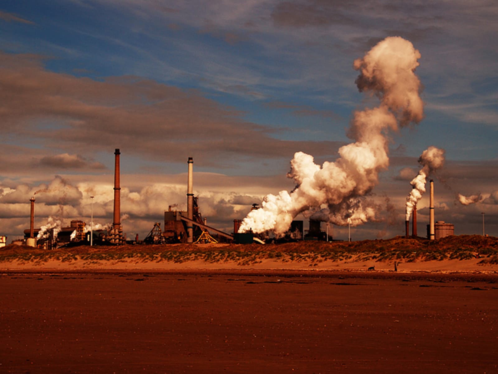 Tata Steel bij Wijk aan Zee 