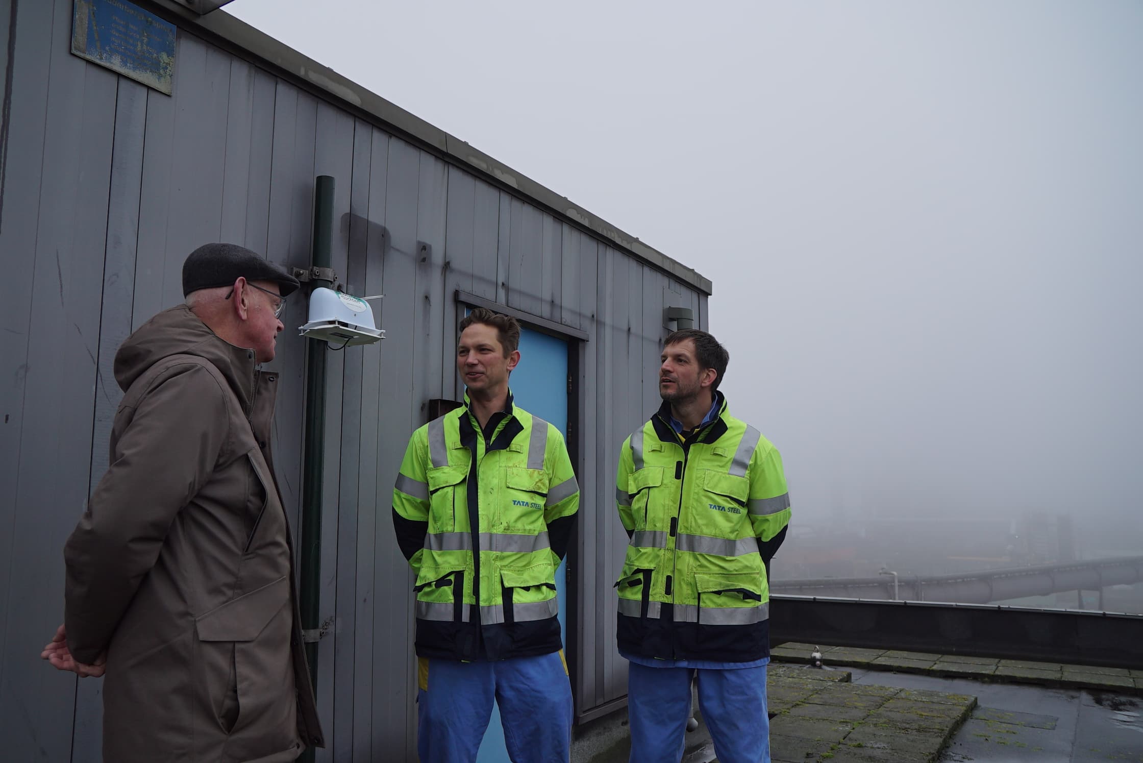 Foto van sensor ophangen