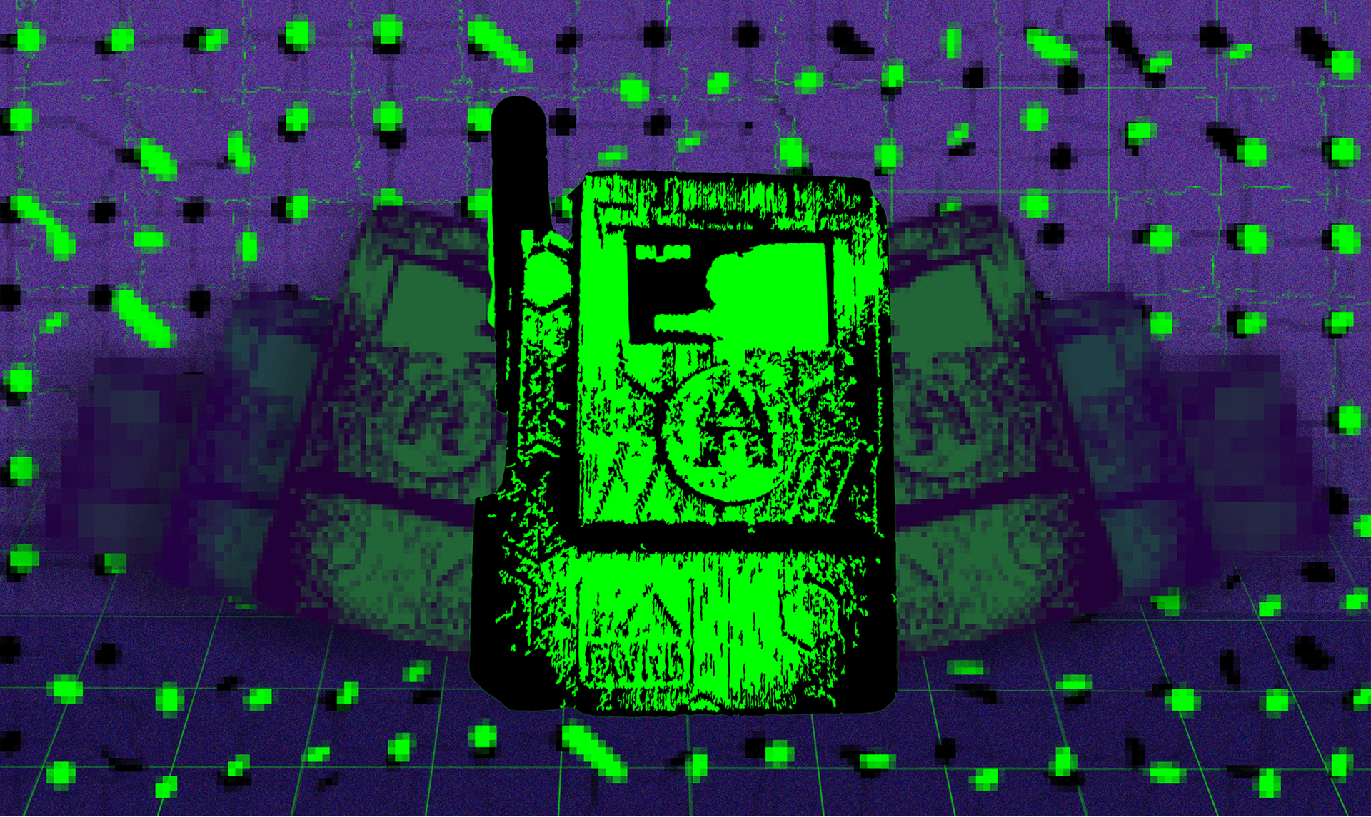 Grafisch beeld van meshapparaat