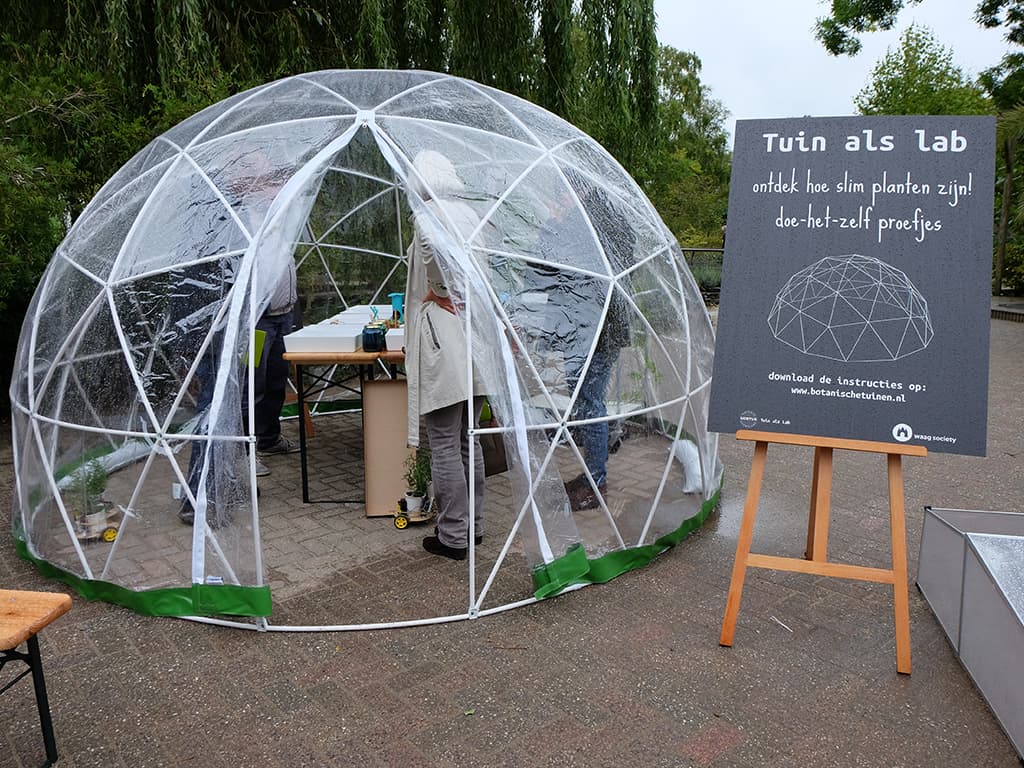 Tuin als Lab installatie