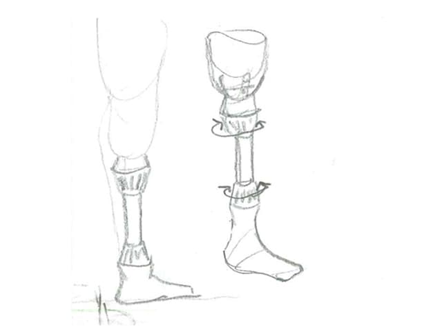 Low Cost Prosthesis sketch