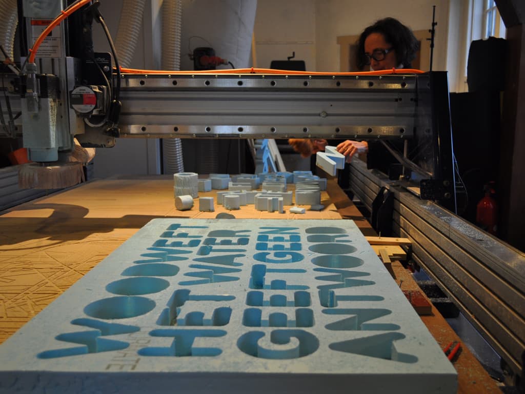 Letters frezen op de Shopbot