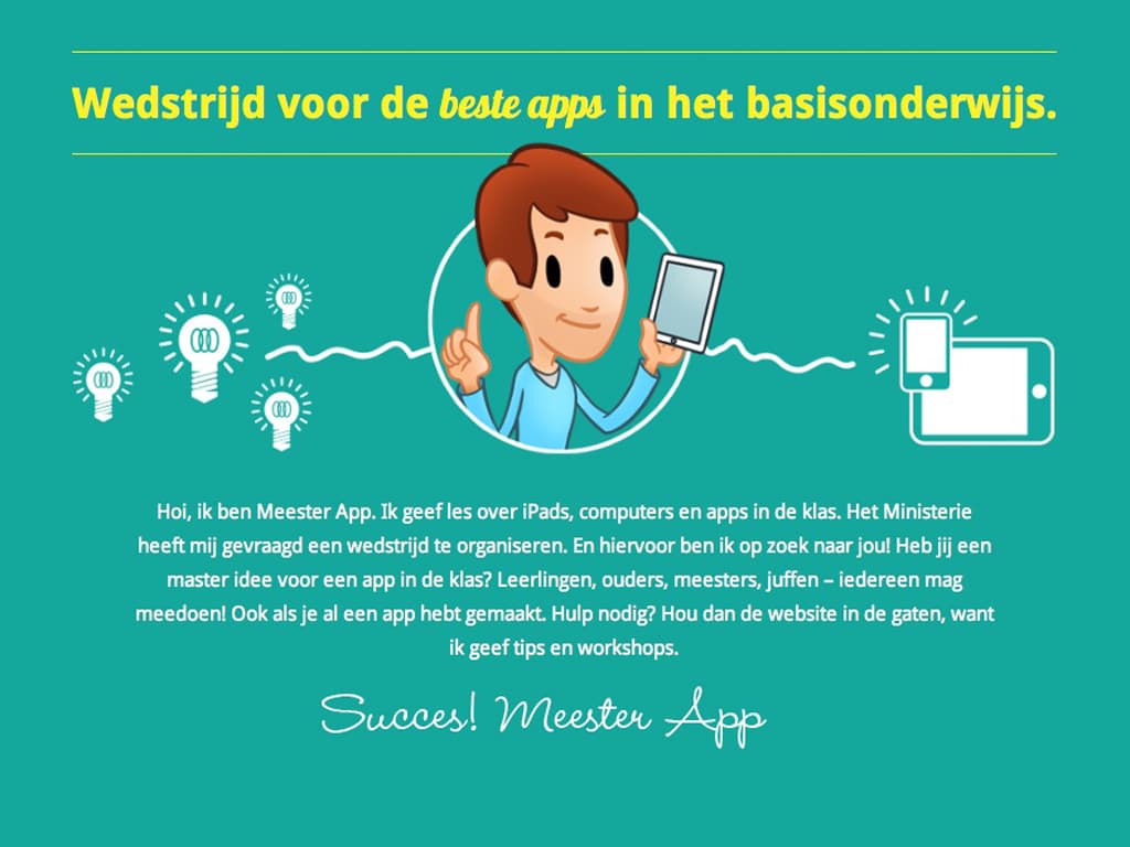 Meester App wedstrijd