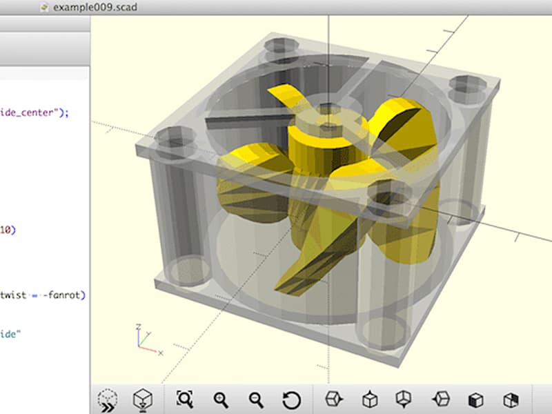 Openscad interface