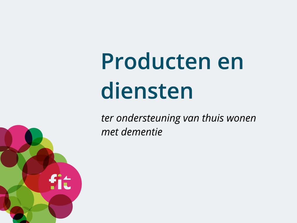 FIT producten en diensten overzicht