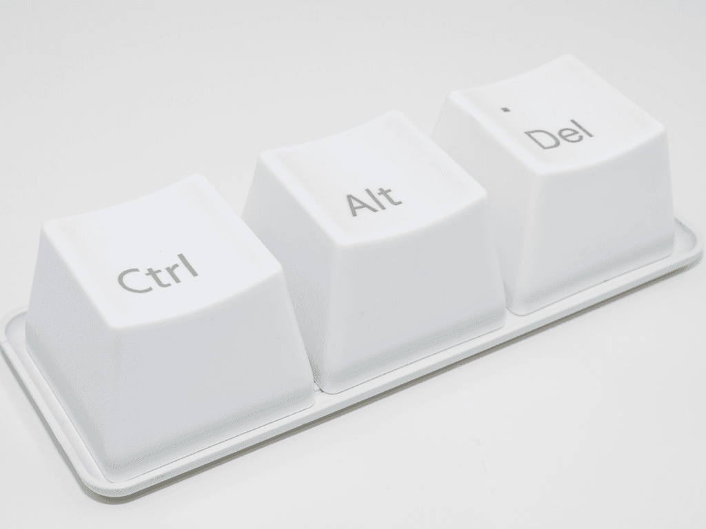 ctrl-alt-del keys keyboard