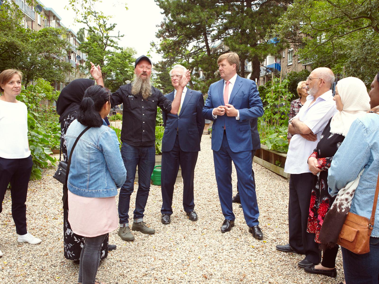 Stadmakers ontmoeten koning Willem-Alexander