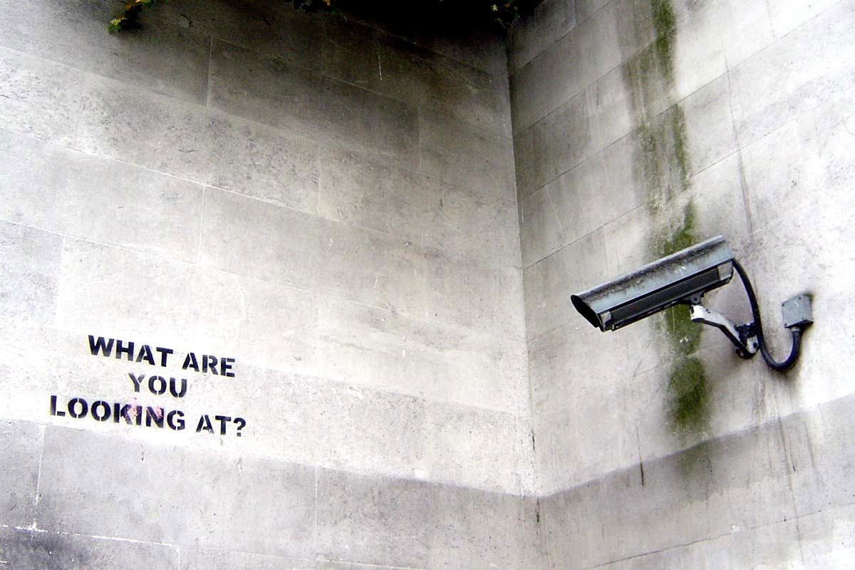 Banksy - What are your looking at?