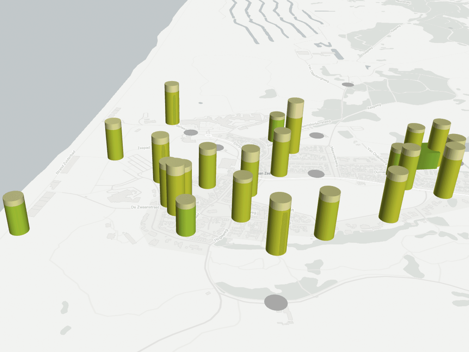 Hollandse Luchten kaart Wijk aan Zee