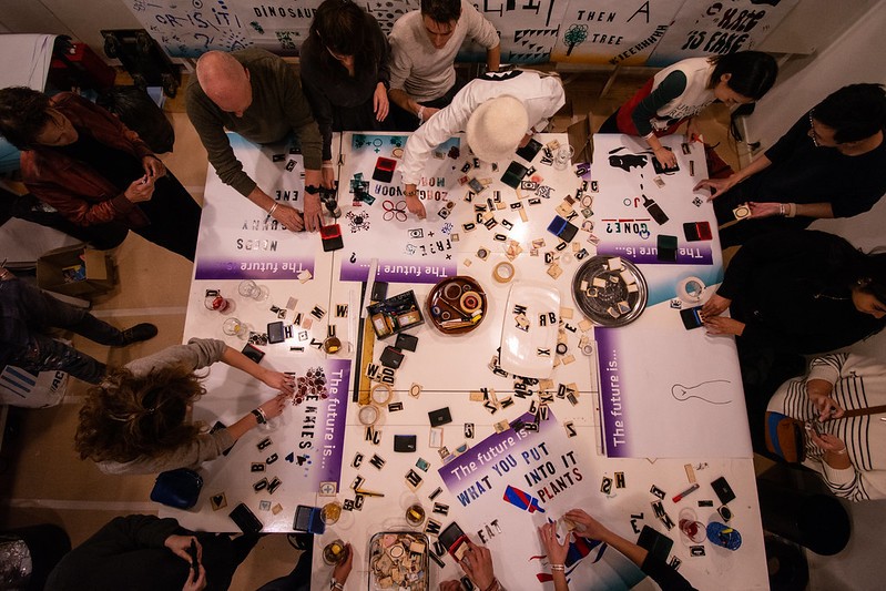 Zeefdrukken in de Waag, Museumnacht Amsterdam