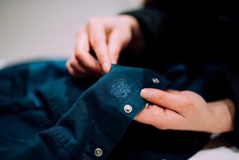 Darning jeans