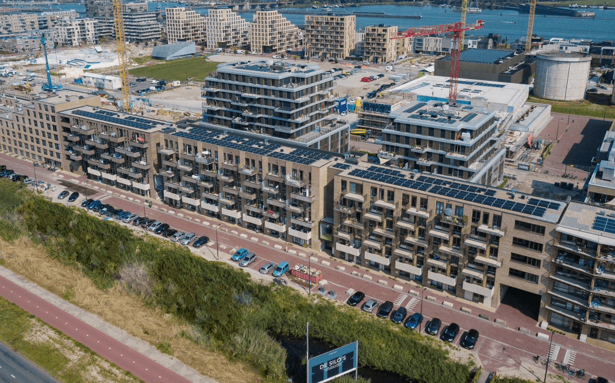 Zeeburgereiland in aanbouw - Contemporary Commoning - Foto: Joost Keet via Slokker Bouwgroep