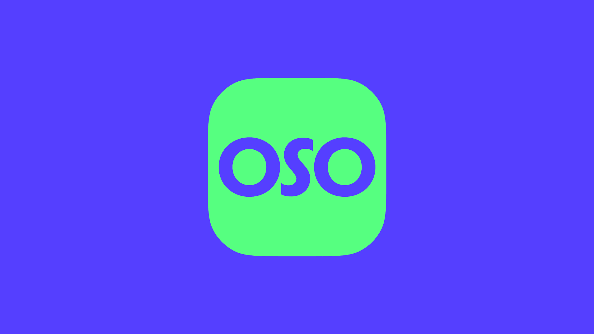 oso logo green purple