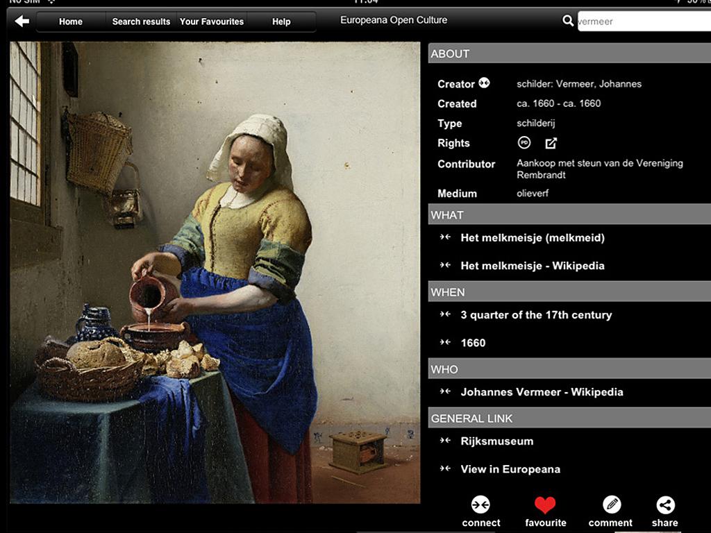 Europeana app screenshot