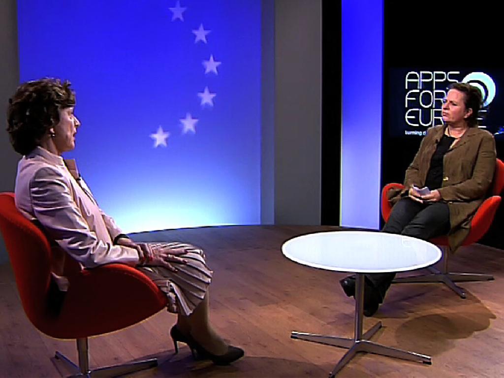 Conversation Neelie Kroes and Marleen Stikker