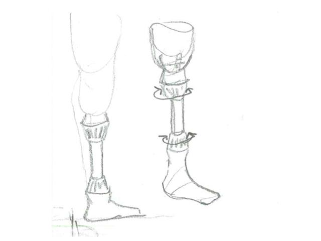 Low Cost Prosthesis sketch