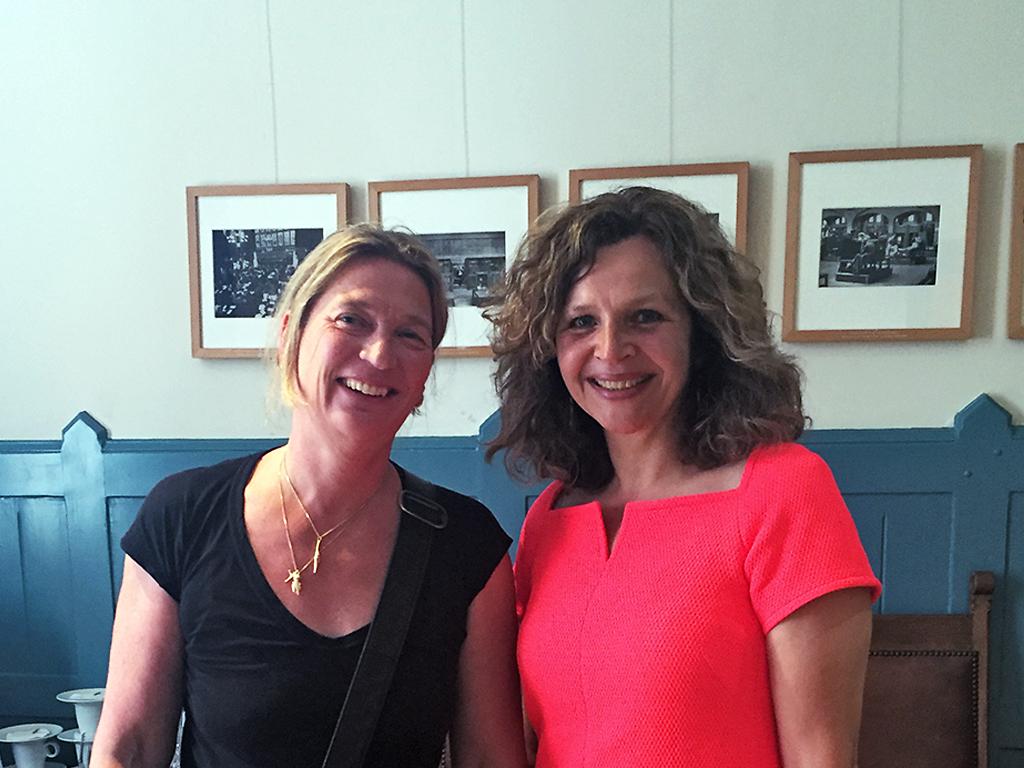 Minister Schippers en Sabine Wildevuur