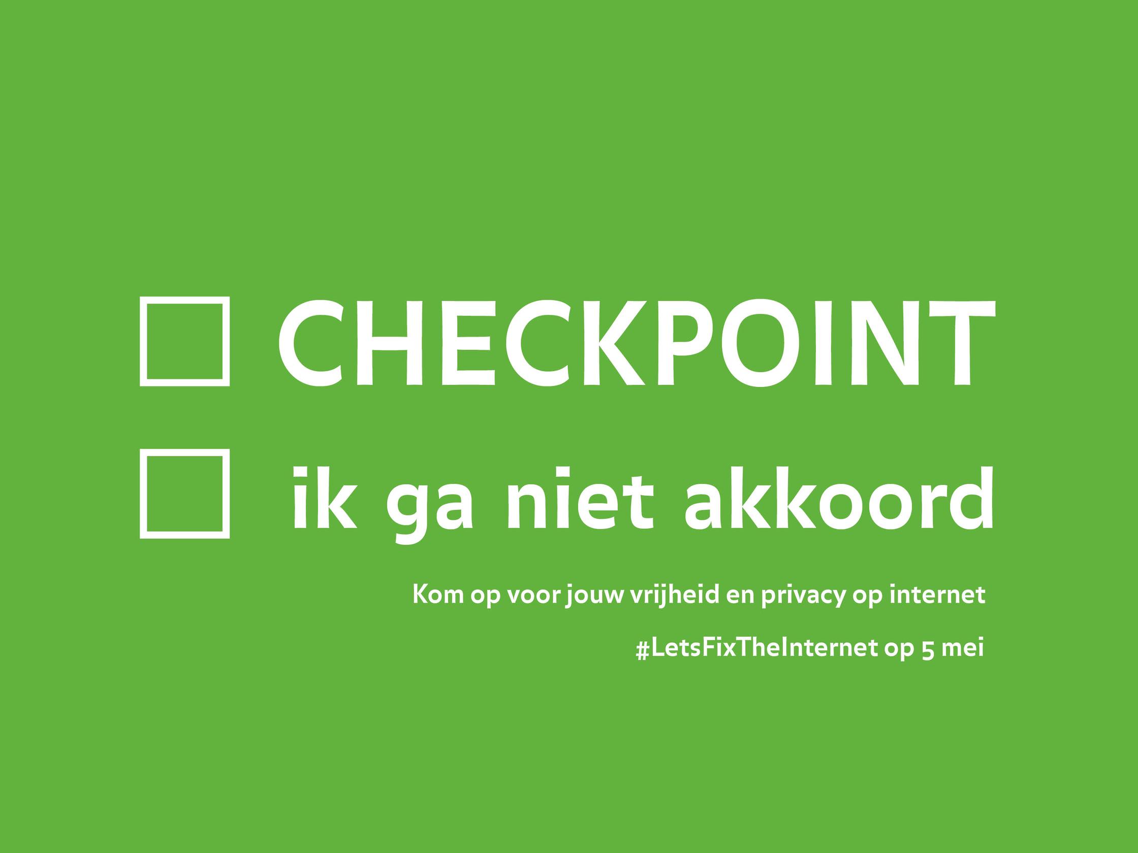 Checkpoint, Vrije Westen Festival 