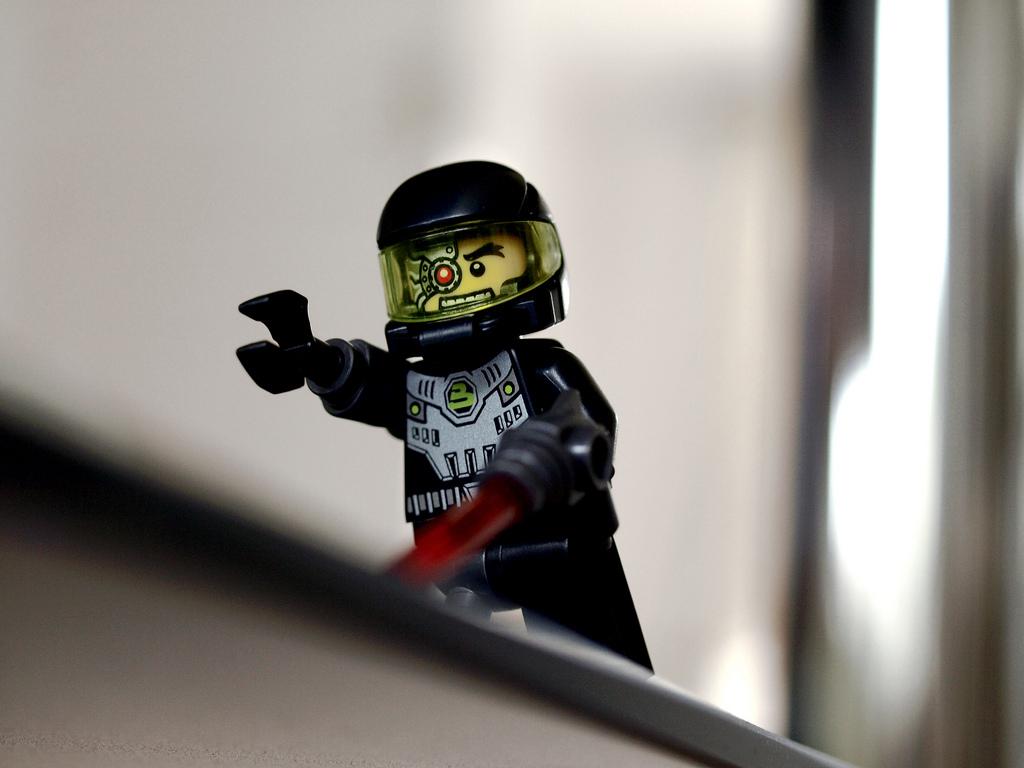Cyborg LEGO minifigure