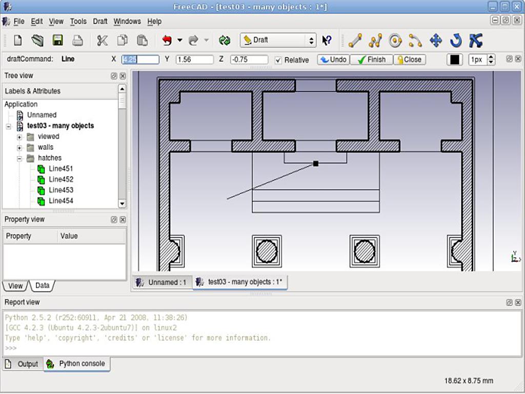 FreeCAD software screenshot