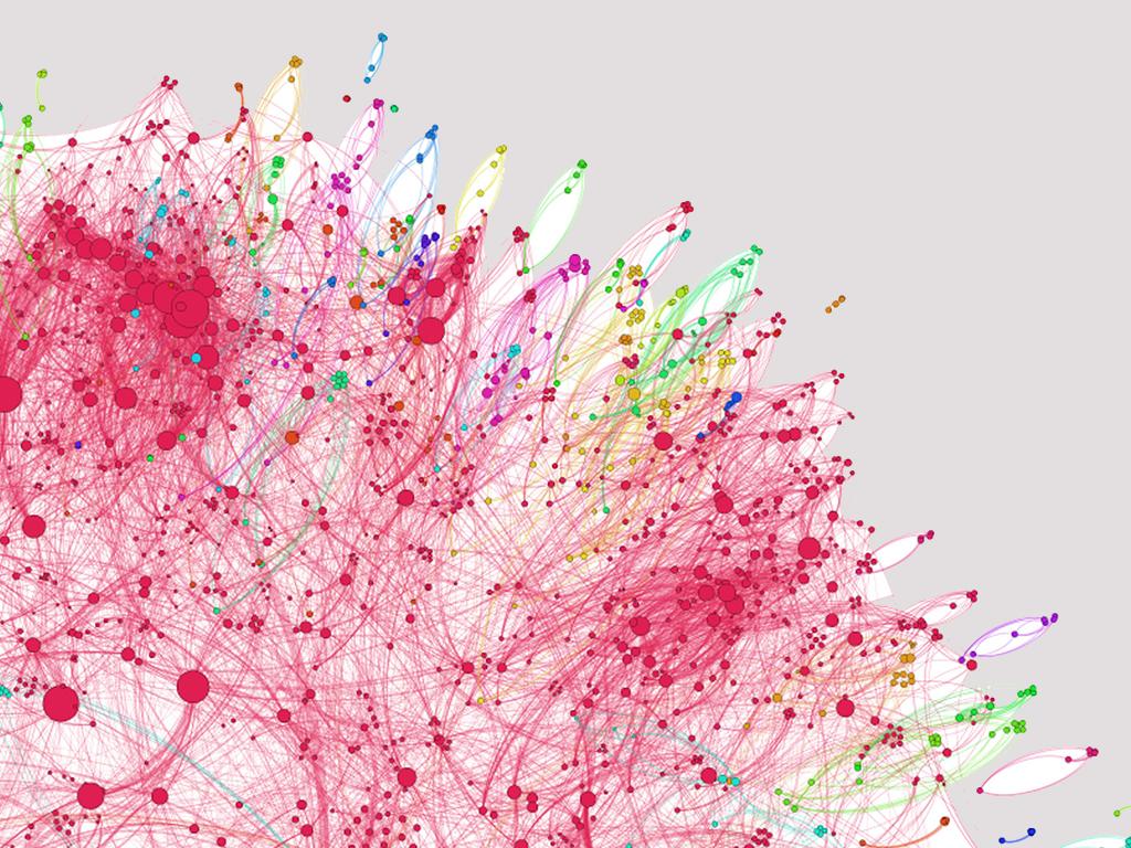 Co-authorship network map of physicians publishing on hepatitis C 