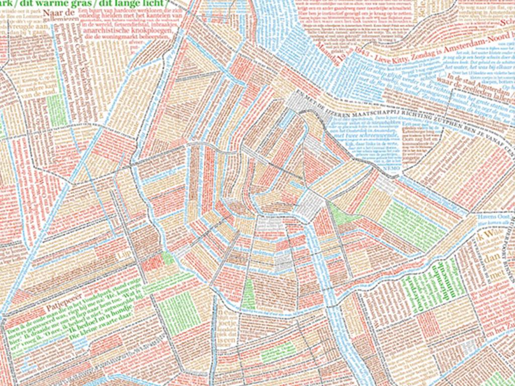 Leesbaar Amsterdam kaart