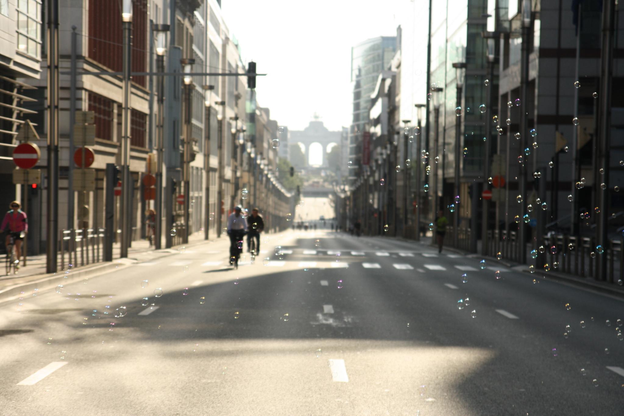 Rue de la Loi sans voitures