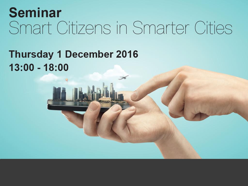 Smart citizens in smarter cities seminar