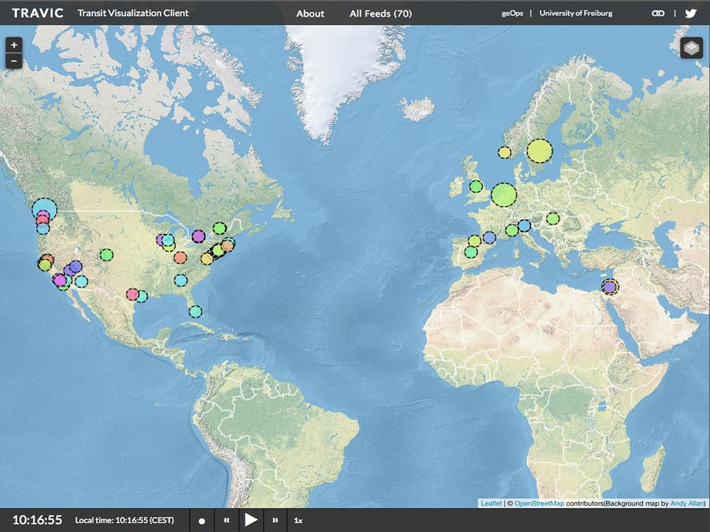 Travic Map world overview