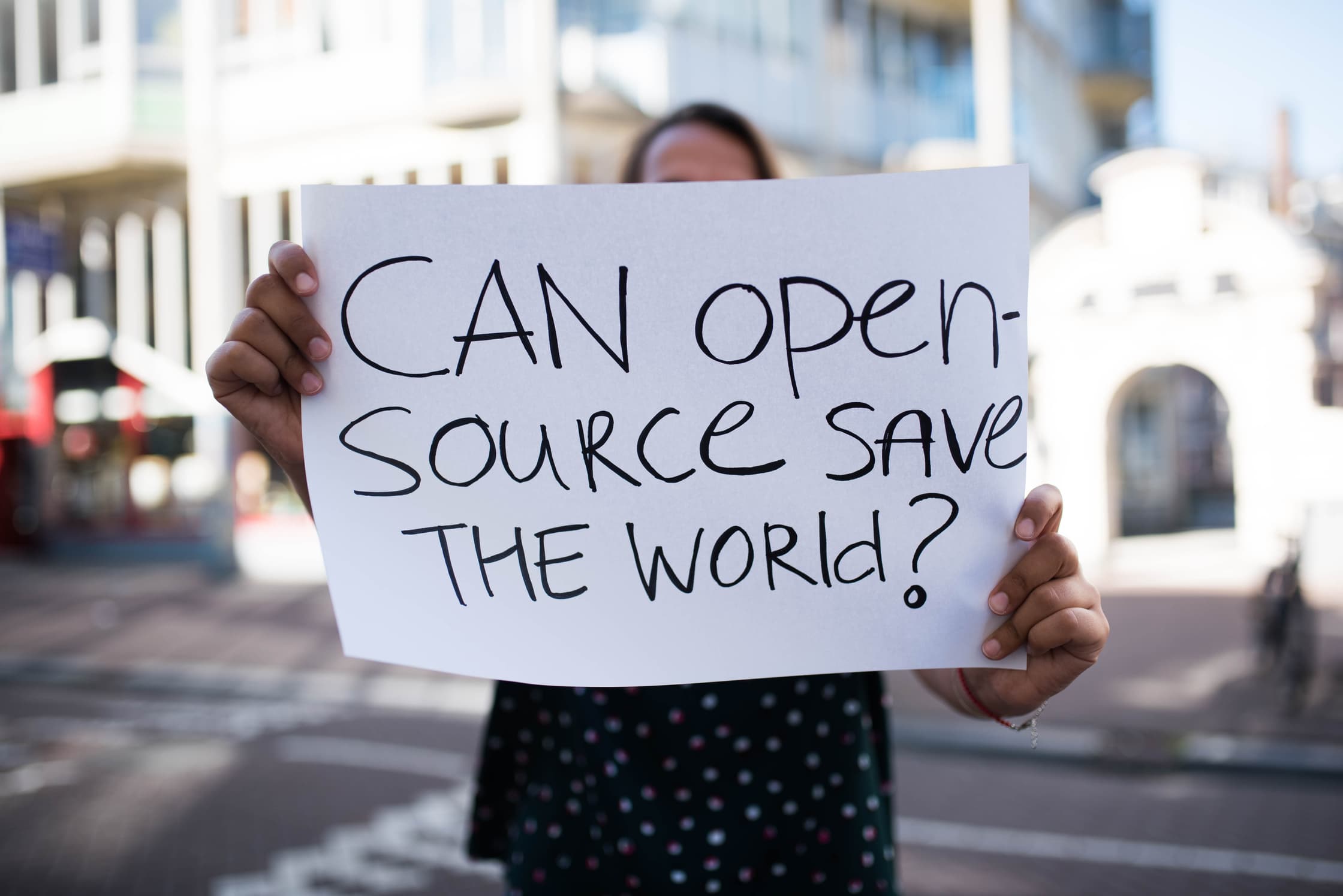 DSI protest sign open source