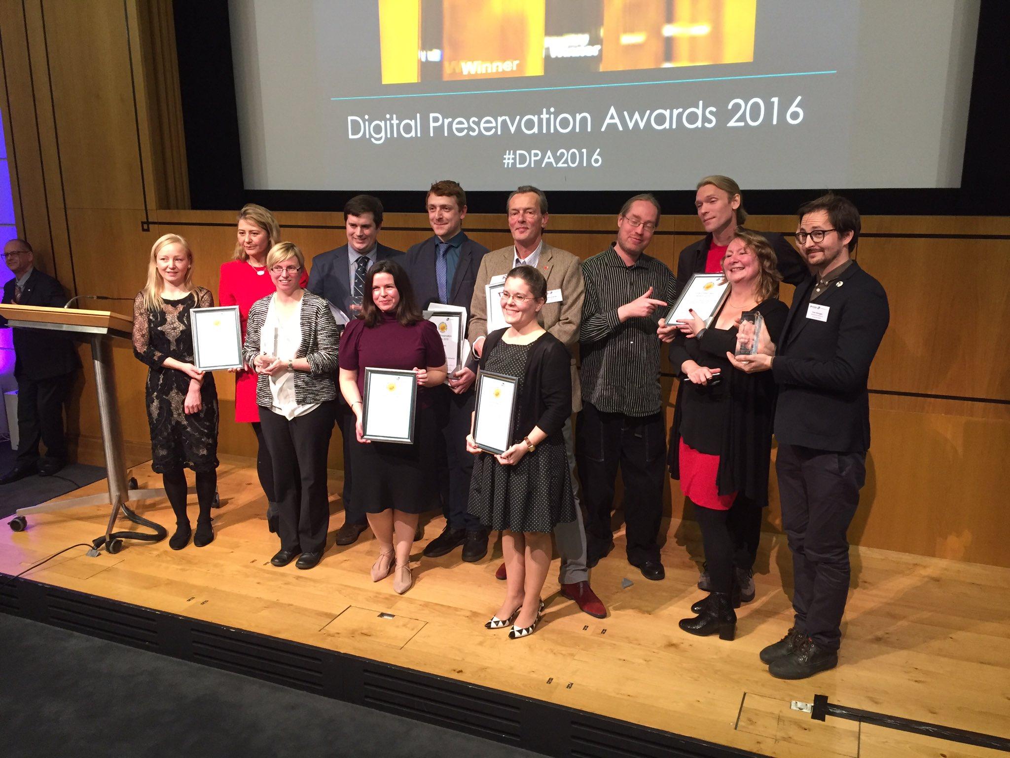 Digital Preservation Awards 2016