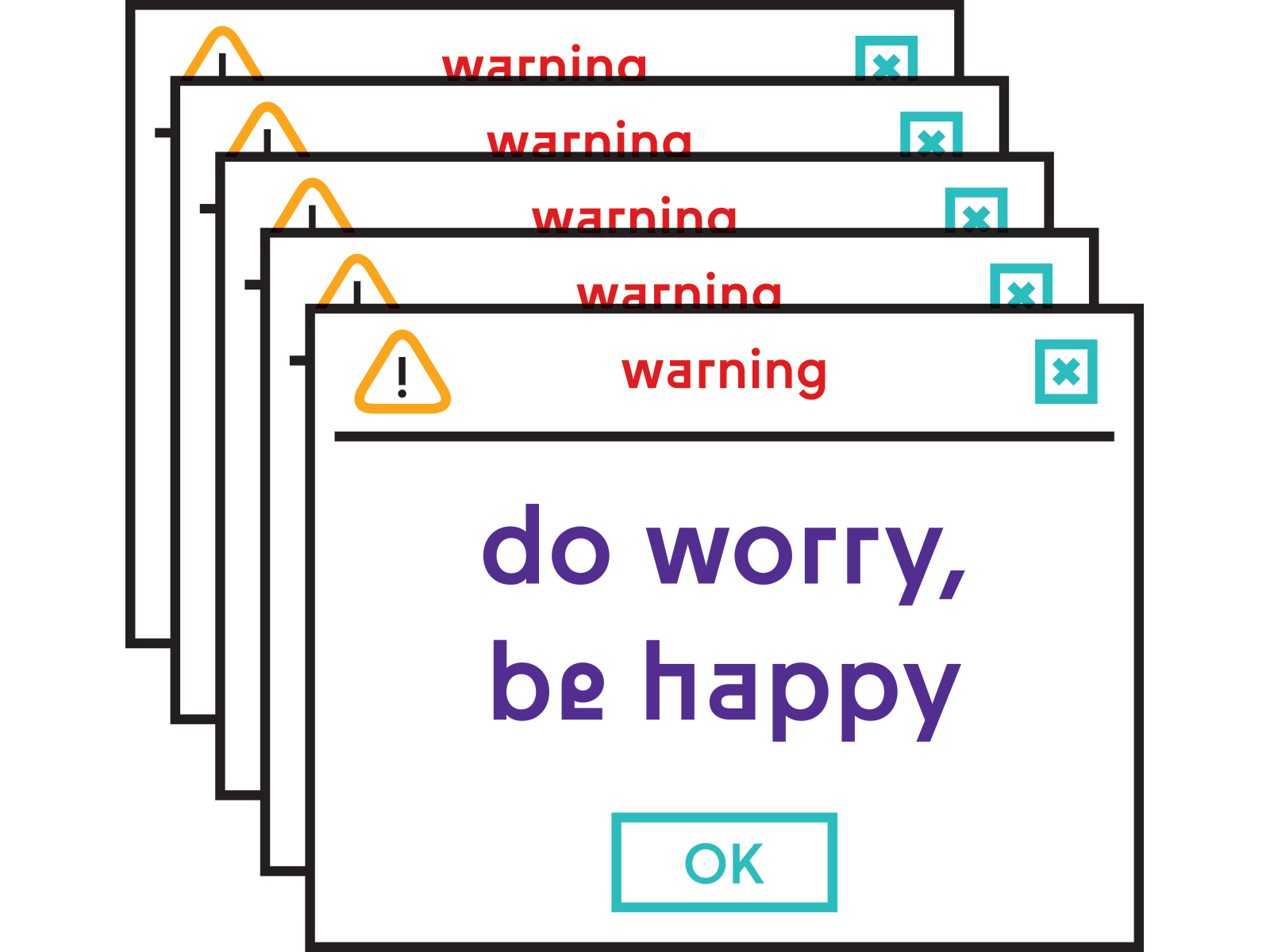 Do Worry be happy visual