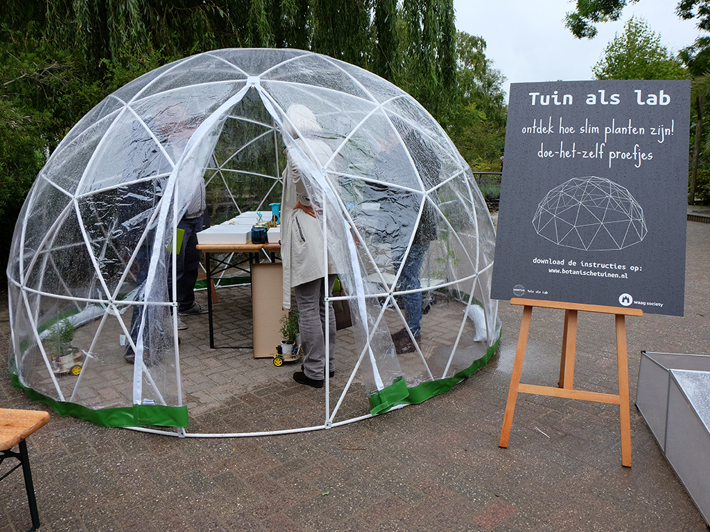 Tuin als Lab installatie Tuin als Lab installatie