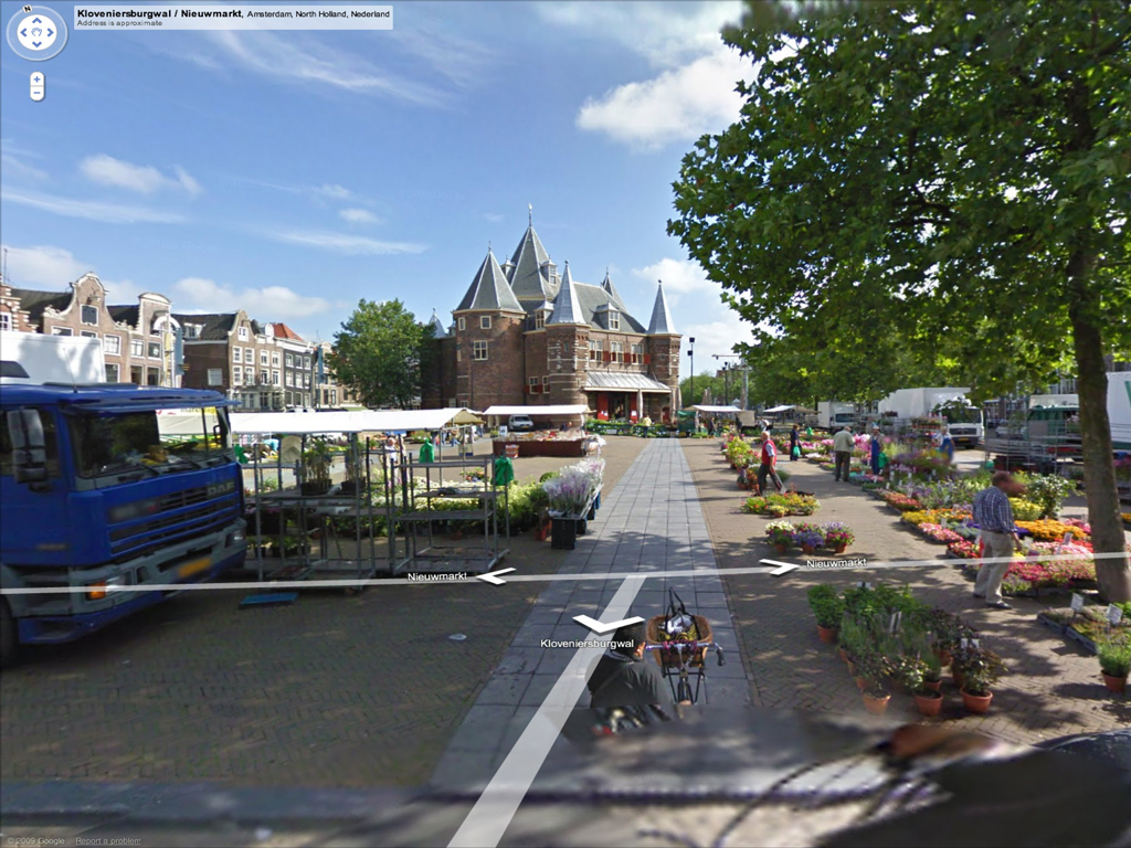 Nieuwmarkt by Street View