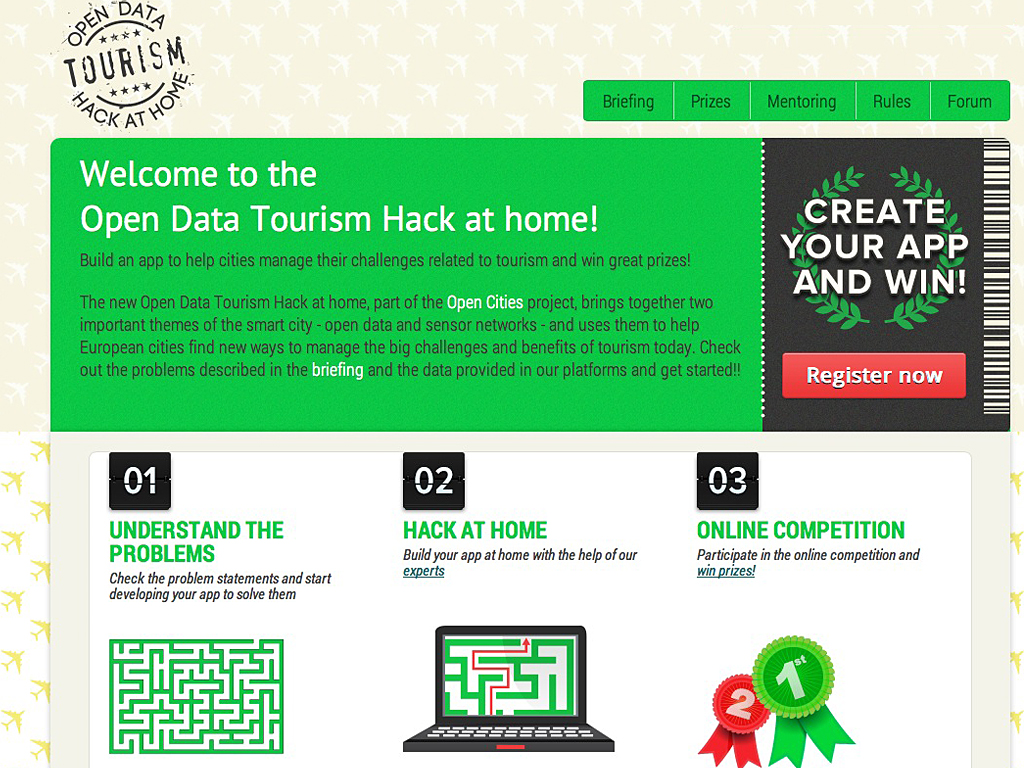Open Cities - Open Data Tourism Hack at home