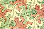 M.C. Escher work: Reptiles (foto Wikipedia) 
