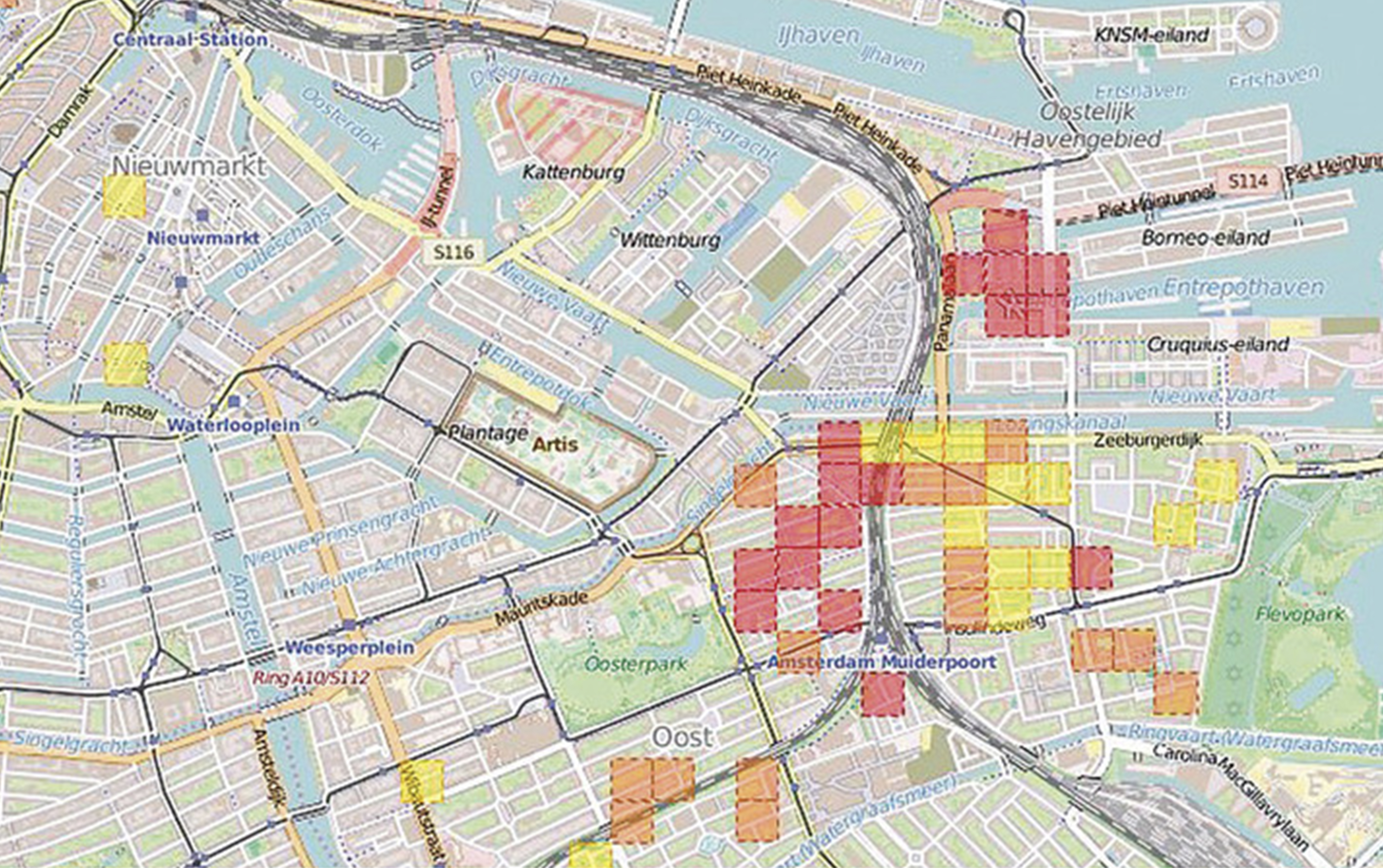 Screenshot of the CAS in Amsterdam