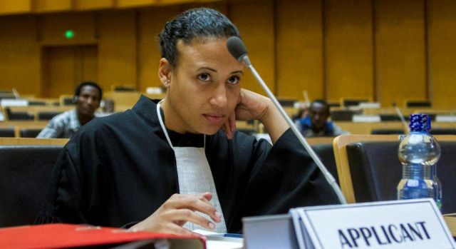 Nani Jansen Reventlow at the African Court on Human Peoples’ Rights. Copyright: GIZ