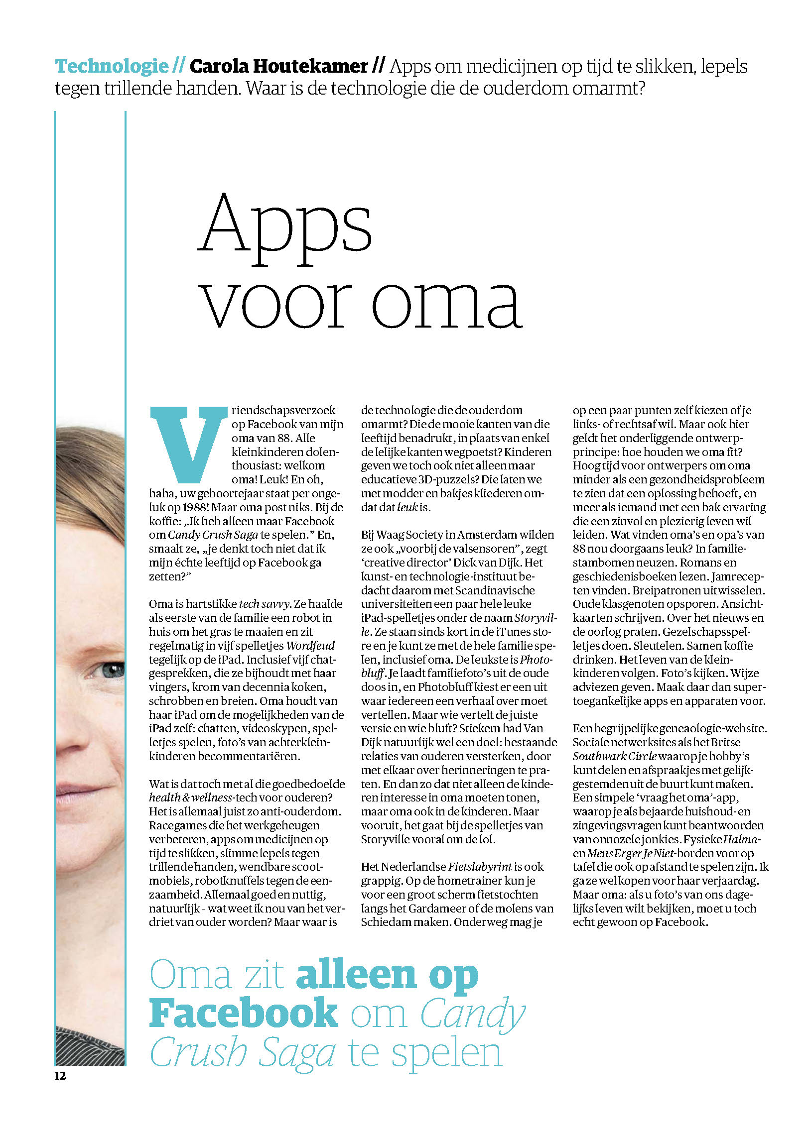 Onwijs Apps for grandma | Waag UT-86