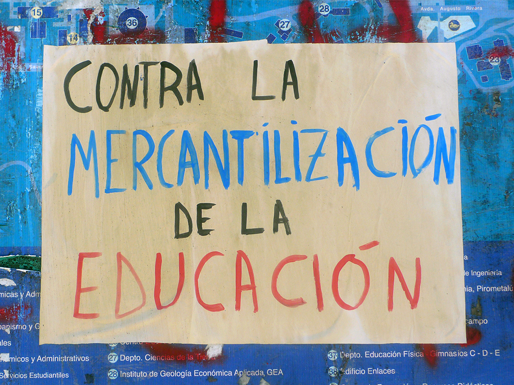 Contra la mercantilizacion de la education Contra la mercantilizacion de la education