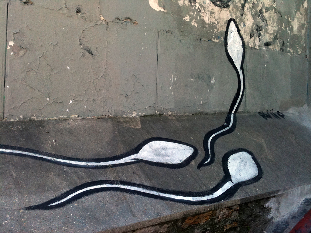 Sperm graffiti