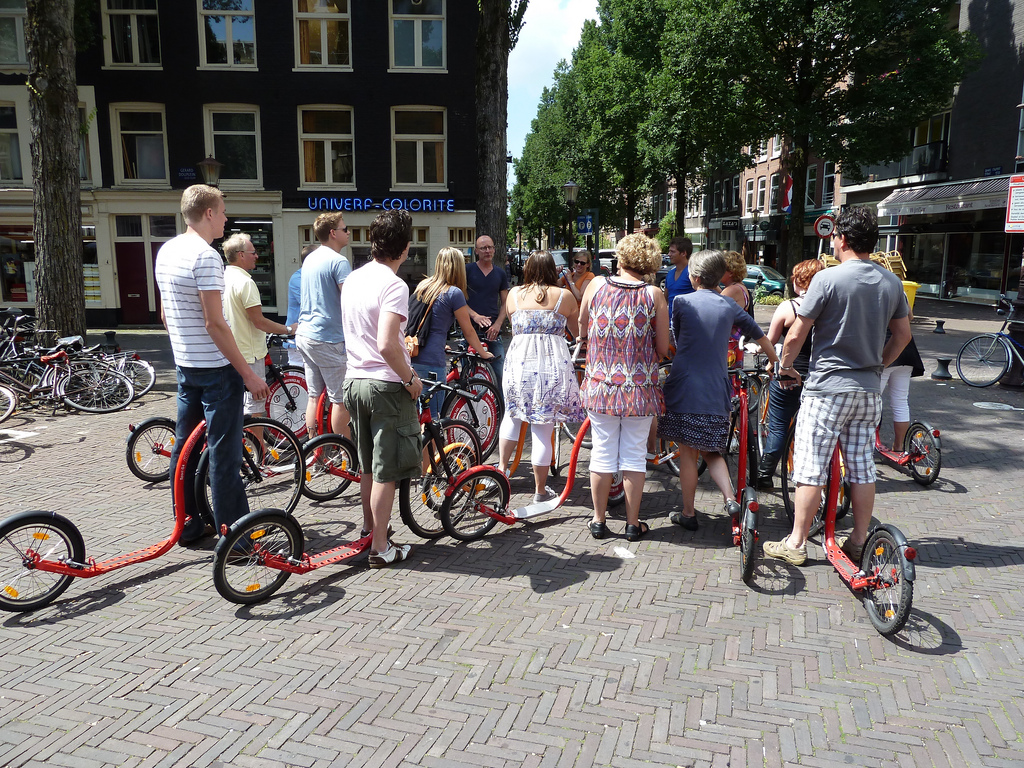 Amsterdam tourists