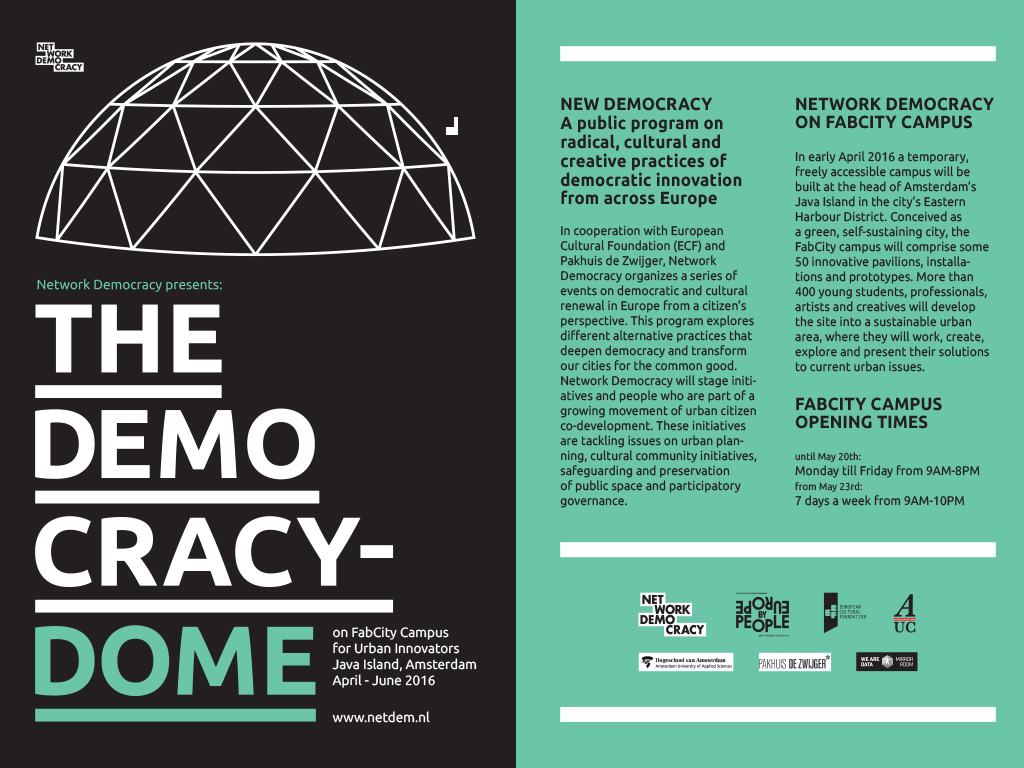 Democracy Dome fabCity Democracy Dome fabCity
