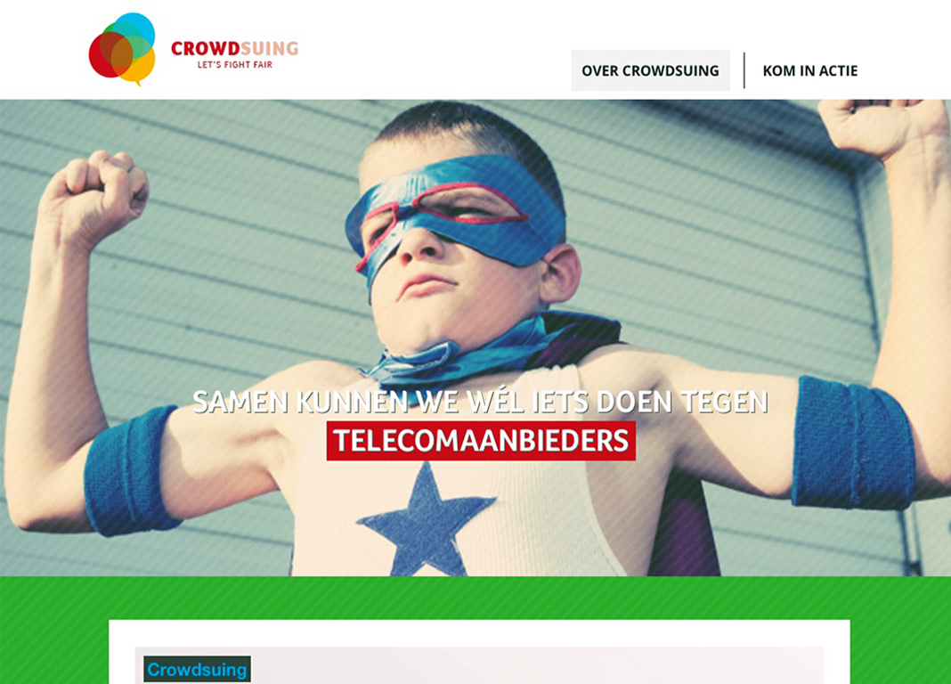 Crowdsuing platform website Crowdsuing platform website