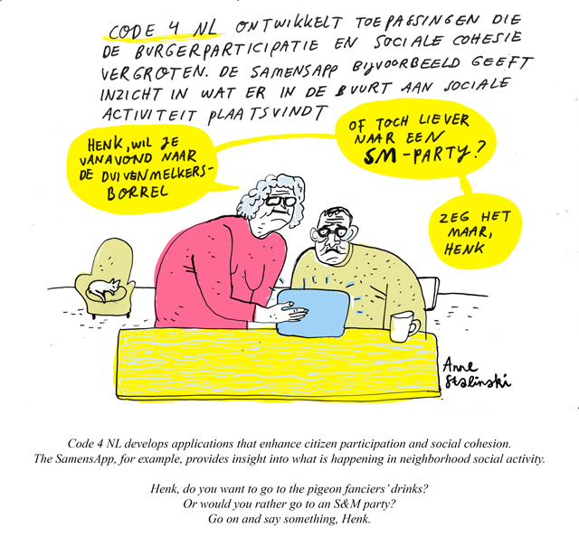 Cartoon voor Code for NL