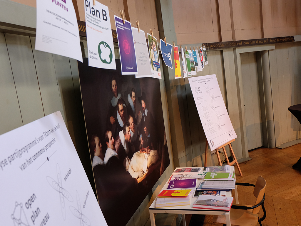 Open Planbureau posters in the Theatrum Open Planbureau posters in the Theatrum