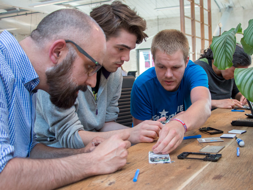 Fairphone crew at Amsterdam HQ Fairphone crew at Amsterdam HQ