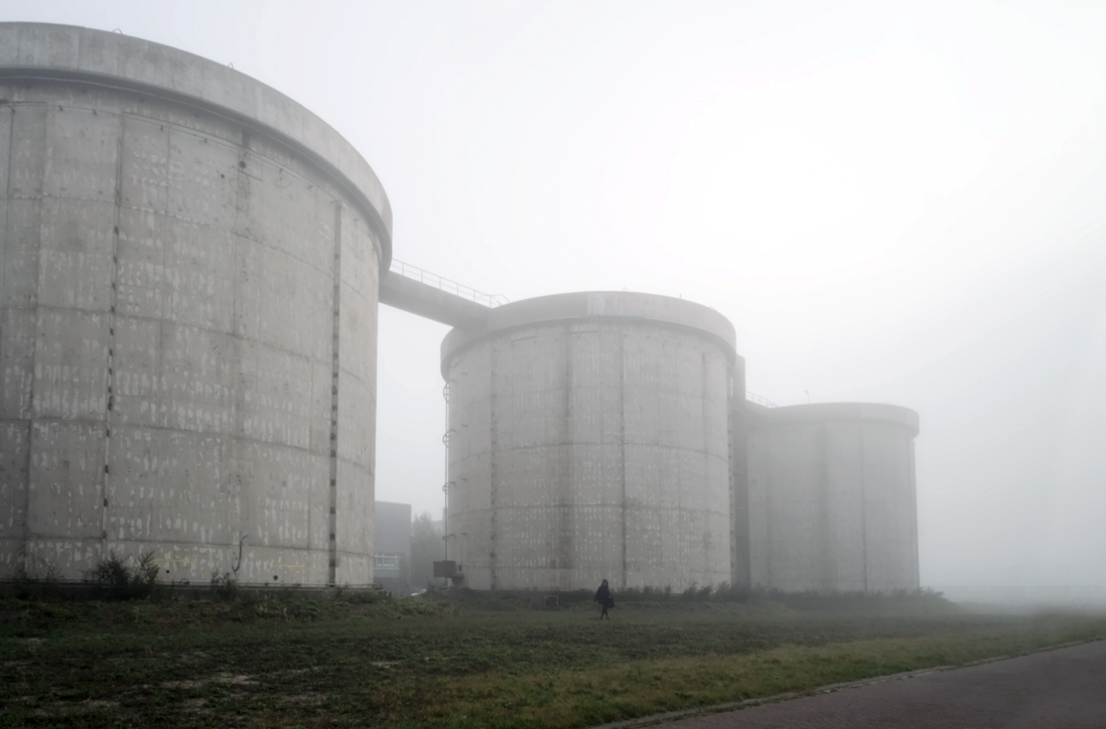 De Silo's op Zeeburgereiland ten tijde van de RAAAF-interventie - Contemporary Commoning - Foto Maurice Spees