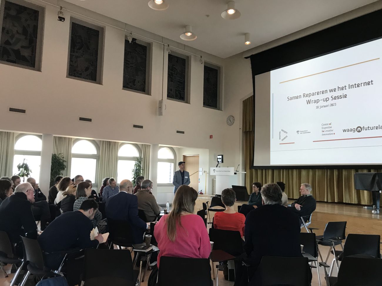 wrap-up sessie bij HvA, 18 maart, Waag, samen repareren we het Internet